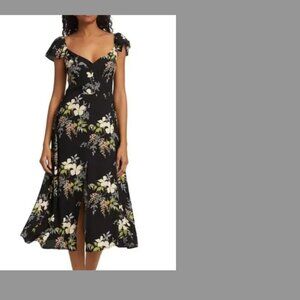 Reformation Baxley Floral MidiDress isabella , 8, BRAND NEW, NEVER WORN